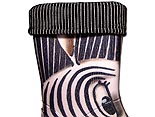 Dětské zateplené holínky Demar (zebra) - velikost 24/25