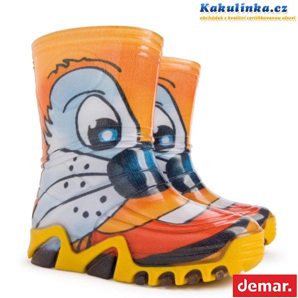 Dětské holínky Demar (kocour) - velikost 26/27 - Kliknutím na obrázek zavřete