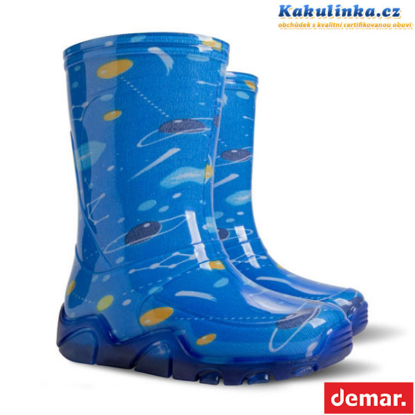 Dětské holínky Demar (kosmos) - velikost 28/29 - Kliknutím na obrázek zavřete