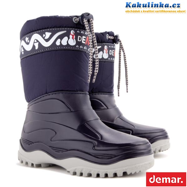 Dětské zimní sněhule Demar FROST A (modré) - velikost 34/35 - Kliknutím na obrázek zavřete