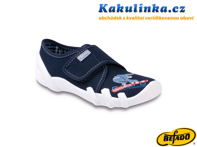 Dětské bačkorky Befado Skate 273Y086 - velikost 31 - Kliknutím na obrázek zavřete